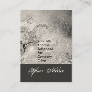 CARTE DE VISITE JARDIN DES OMBRES PERDUES STAR DUST MONOGRAM 1