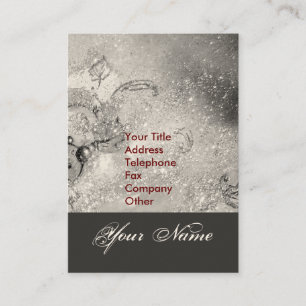 CARTE DE VISITE JARDIN DES OMBRES PERDUES STAR DUST MONOGRAM 1