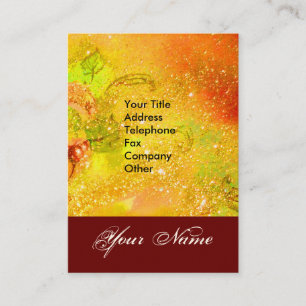 CARTE DE VISITE JARDIN DES OMBRES PERDUES STAR DUST MONOGRAM 1