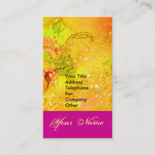 CARTE DE VISITE JARDIN DES OMBRES PERDUES STAR DUST MONOGRAM 1