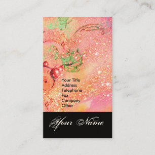 CARTE DE VISITE JARDIN DES OMBRES PERDUES STAR DUST MONOGRAM 1