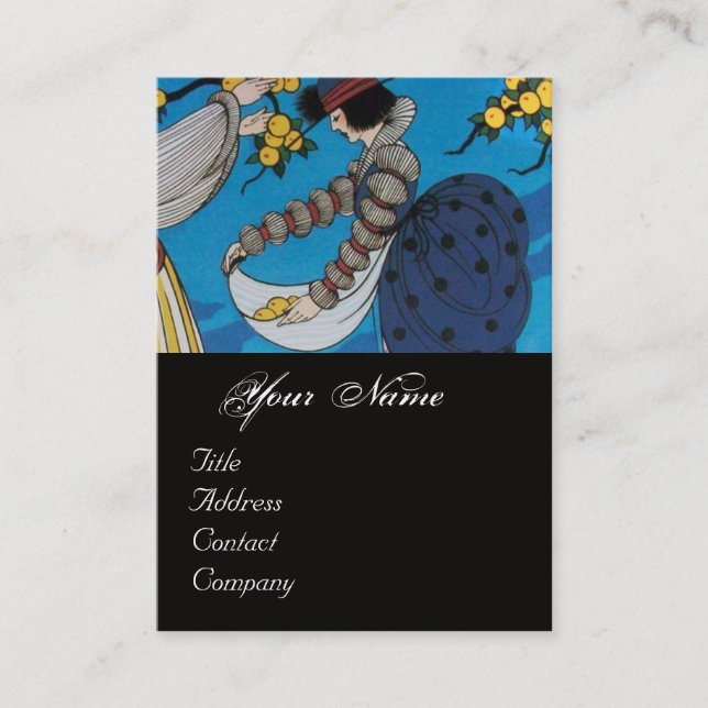 CARTE DE VISITE JARDIN D'ÉTÉ / BEAUTÉ MODE COSTUME DESIGNER (Devant)