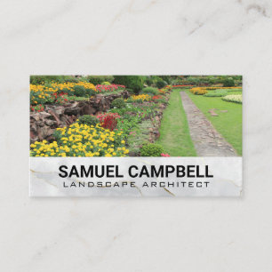 Carte De Visite Jardin et fleurs