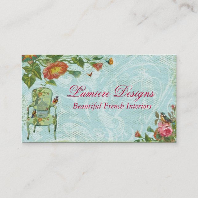 Carte De Visite Jardin français de Fandango (Devant)