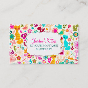 Carte De Visite Jardin Kitty