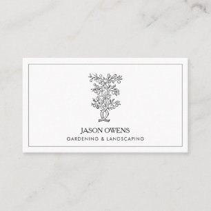 Carte De Visite Jardin paysager