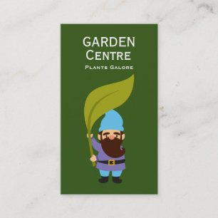 Carte De Visite Jardin plante moderne gnome