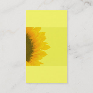 Carte De Visite Jardinage holistique de tournesol de