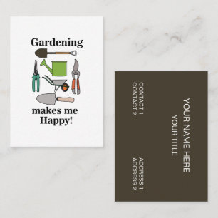 Carte De Visite Jardinage Outils Jardinage