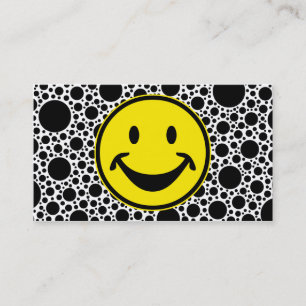 Carte De Visite Jaune amusant + votre dos. & idées