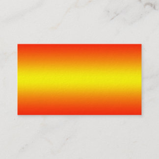 Carte De Visite Jaune au gradient rouge - blanc customisé de