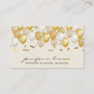 Carte De Visite Jaune Confetti