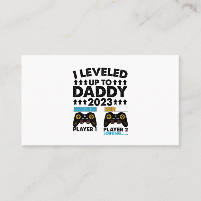 Carte De Visite Je Me Suis Rendu À Papa 2023 Bientôt Papa (Devant)