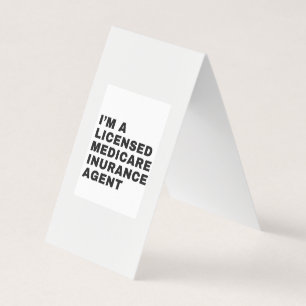 CARTE DE VISITE JE SUIS AGENT D'ASSURANCE-MÉDICAMENTS AUTORISÉ
