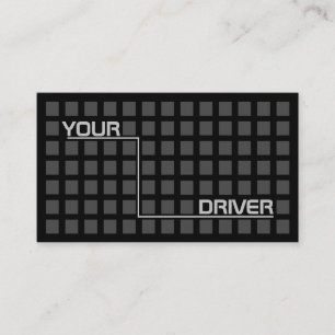 Carte De Visite Je suis votre chauffeur de taxi ou de taxi