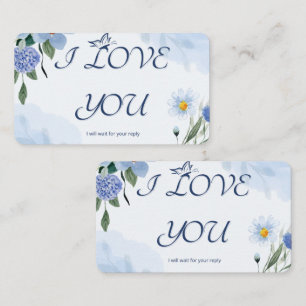Carte De Visite Je T'Aime