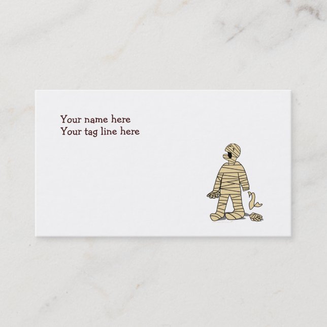 Carte De Visite Je veux ma maman drôle Halloween de maman (Devant)