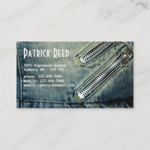Carte De Visite Jeans - style D