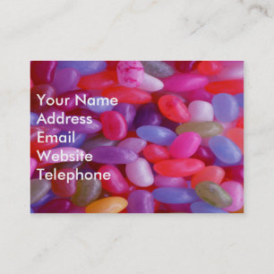 Carte De Visite Jelly Bean rose