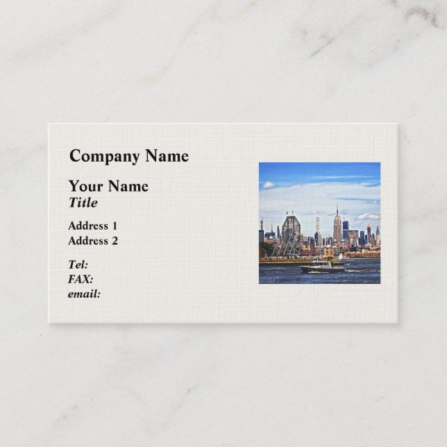 Carte De Visite Jersey City (Devant)