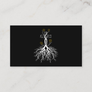 Carte De Visite Jésus Cross Roots Sunflowers