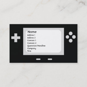 Carte De Visite Jeu - affaires