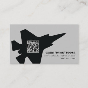 Carte De Visite Jeu de chasseur F-35 Lightning moderne