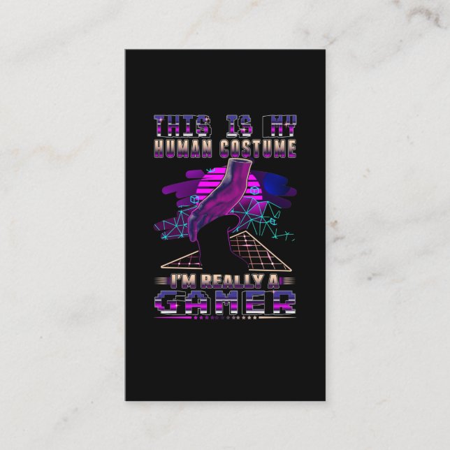 Carte De Visite Jeu de console Cool pour enfants (Devant)