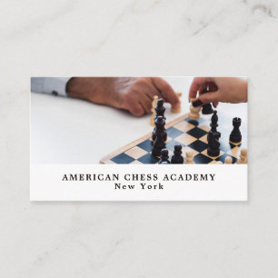 Carte De Visite Jeu d'échecs, club d'échecs