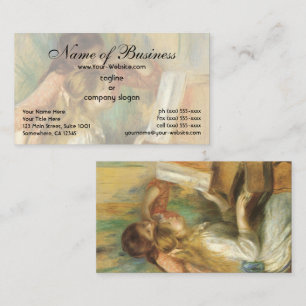 Carte De Visite Jeunes Filles au Piano de Pierre Auguste Renoir