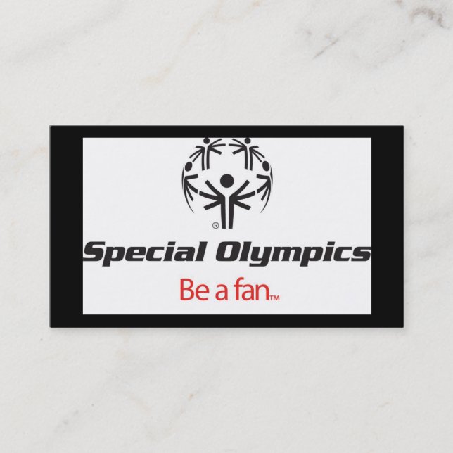 Carte De Visite Jeux Paralympiques (Devant)