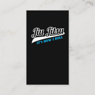 Carte De Visite Jiu Jitsu il est comment je roule attaquer de BJJ