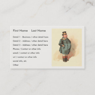 Carte De Visite Joe (Le Gros Garçon) Kyd, Dickens The Pickwick Pap
