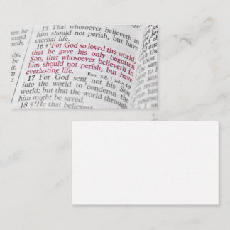 Carte De Visite John 3:16