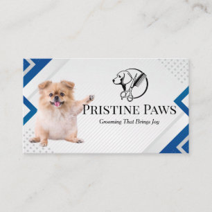 Carte De Visite Joli chiot Logo des producteurs d'animaux