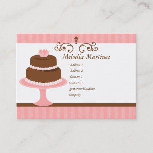 Carte De Visite Joli gâteau