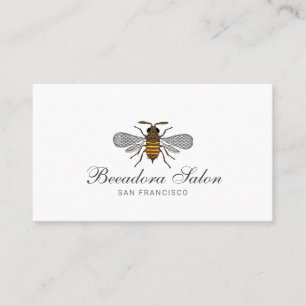 Carte De Visite Joli Miel Bee Bee Bee Bee Et Coiffeur Salon