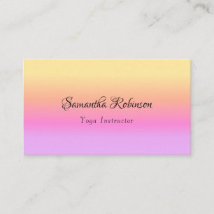 Carte De Visite Jolie conception d'été Sunrise