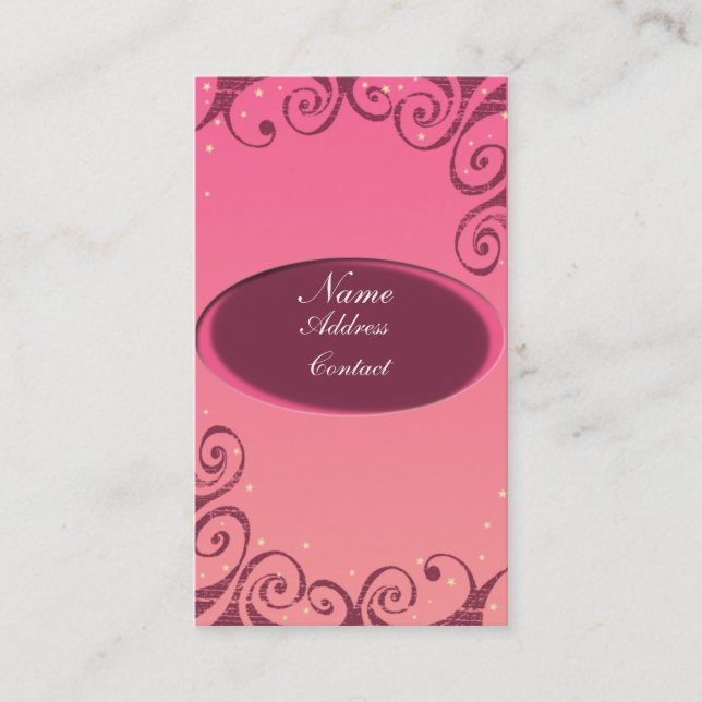 Carte De Visite Jolie femme (Devant)