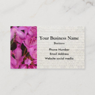 Carte De Visite Jolie fleur florale rose
