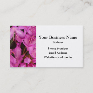 Carte De Visite Jolie fleur florale rose