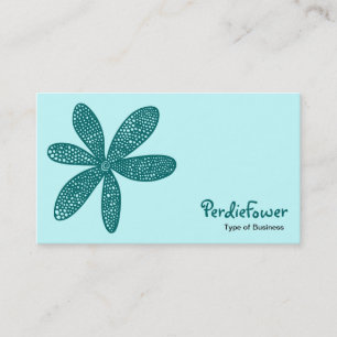 Carte De Visite Jolie fleur - Moss Green sur C7FFFF