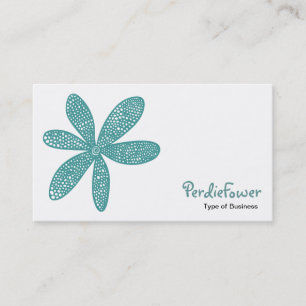 Carte De Visite Jolie fleur - Ocean Green 669999