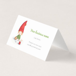 Carte De Visite Jolis jouets de lutin de Noël