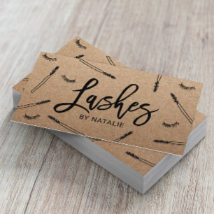 Carte De Visite Jote Eyelash Extensions Maquillage Artiste Rustiqu