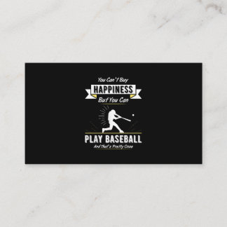 Carte De Visite Joueur de baseball