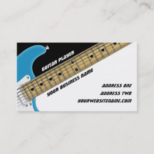 Carte De Visite Joueur de guitare