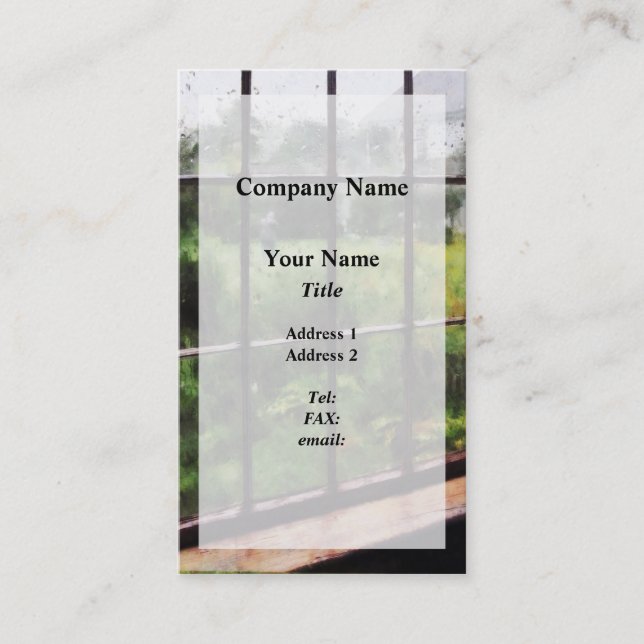 Carte De Visite Jour de la pluie (Devant)