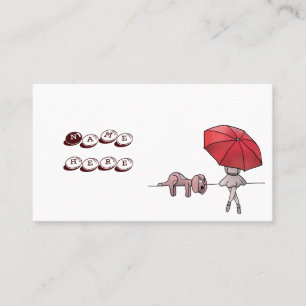Carte De Visite Jours de pluie