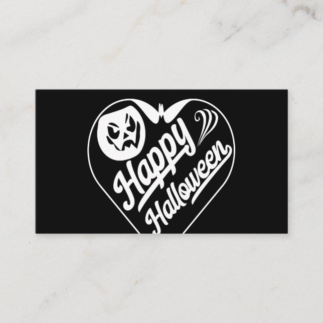 Carte De Visite Joyeux halloween (Devant)